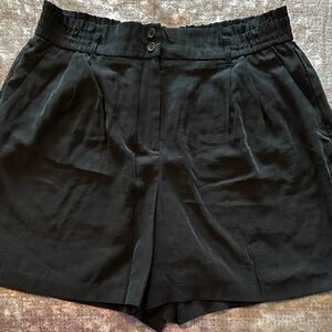 Simply Vera Vera Wang High Waist Black Shorts